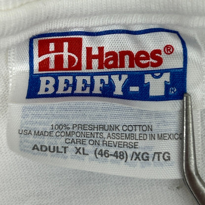 Vintage Y2Ks 2001 Sybase Open T Shirt Tennis San Jose White LS Tee XL X-Large