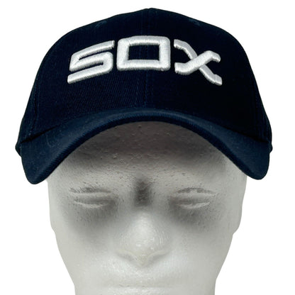 Gorra de béisbol con correa trasera de seis paneles de los Chicago White Sox de la MLB en color azul