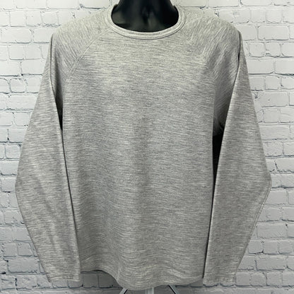 Lucky Brand Gray Label Reversible T Shirt XL X-Large White Gray Long Sleeve