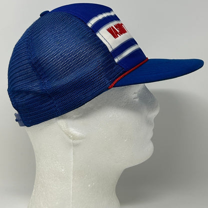 Vintage 80s Washington DC Trucker Hat Baseball Cap USA Capitol Snapback Blue - Neon Vintage
