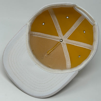 Vintage 70s 80s Kojak The Investigation Hat Cap TV Show Full Foam Snapback White