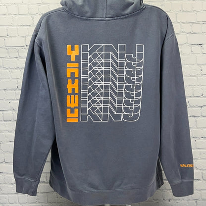 KNJ You Already Know Whats Up Hoodie XL X-Large Gray Kian JC Fanjoy YouTubers
