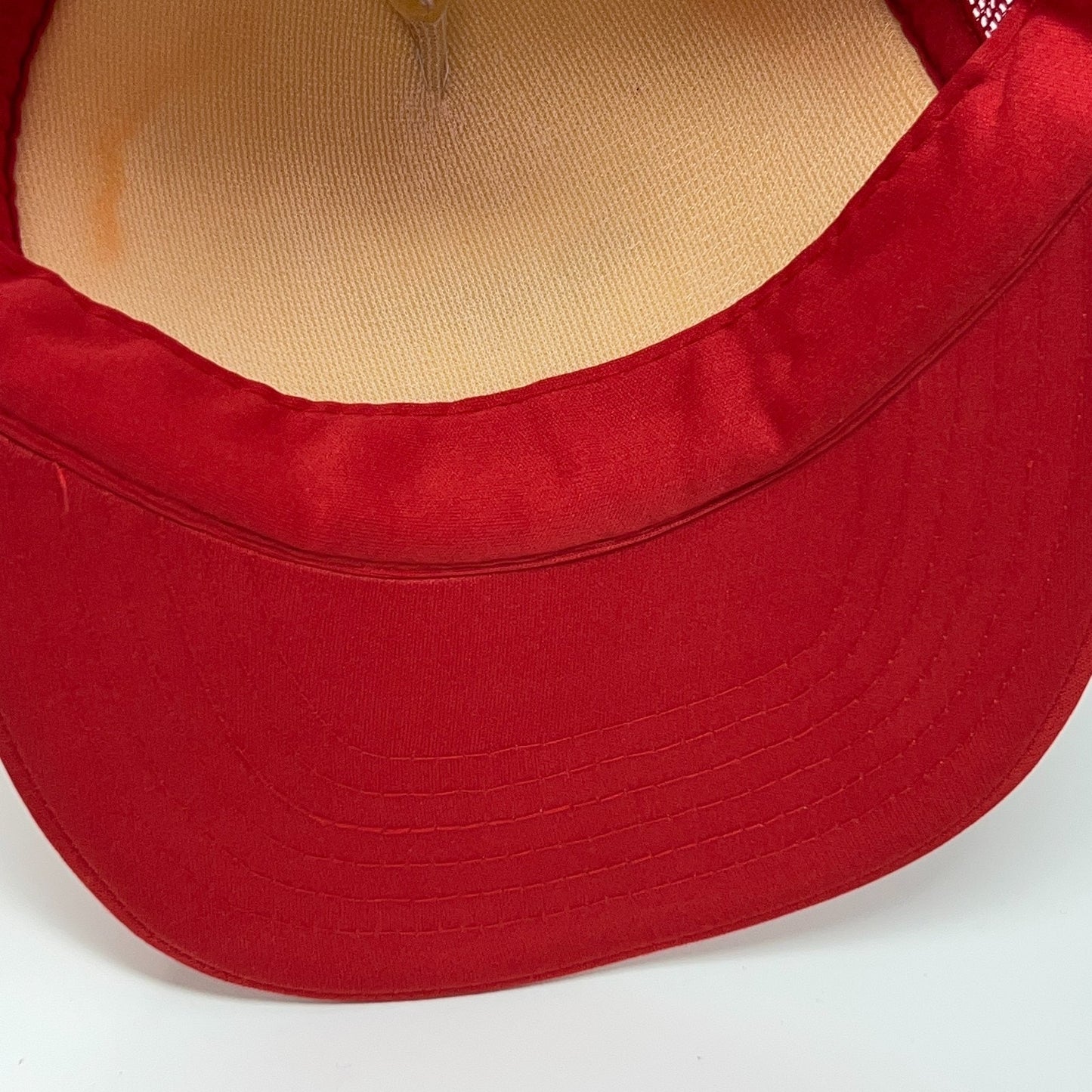 Vintage Baxman & Son Livestock Trucker Hat Baseball Cap Petaluma Snapback Red