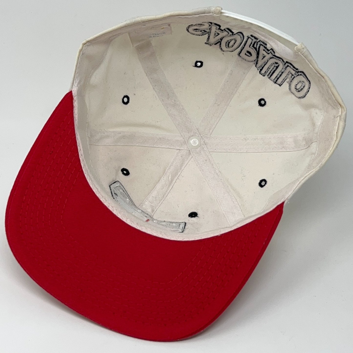 Vintage SPFC Sao Paulo FC Hat Baseball Cap Brazil Brasil Soccer Snapback White