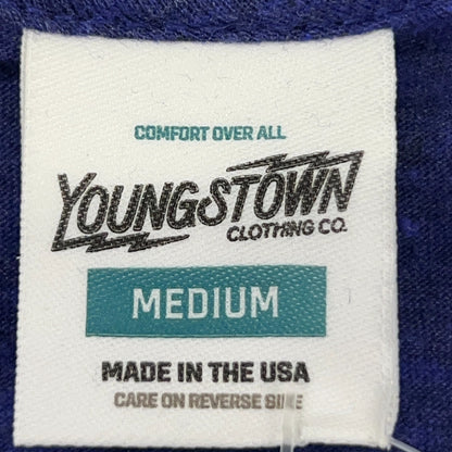 Youngstown Yohio Ohio T Shirt S Small Heather Navy Blue Single Stitch USA Made