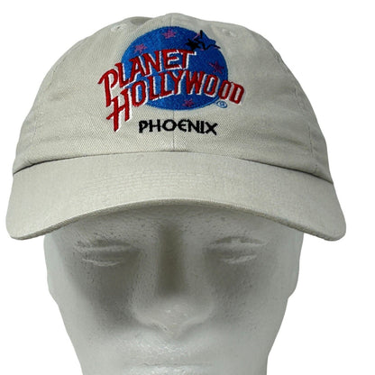 Gorra de béisbol con cierre trasero de Arizona, color blanco, estilo vintage de los años 90, de Planet Hollywood Phoenix