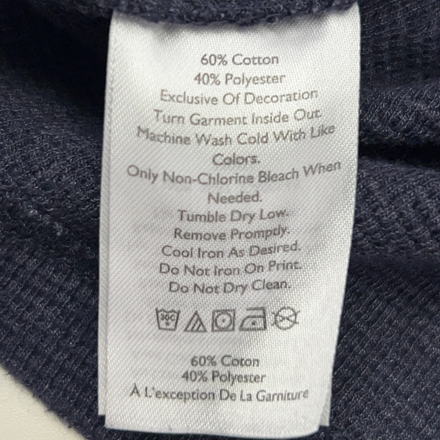Eddie Bauer Thermal Henley XL X‑Large Blue Cotton Polyester Long Sleeve Shirt