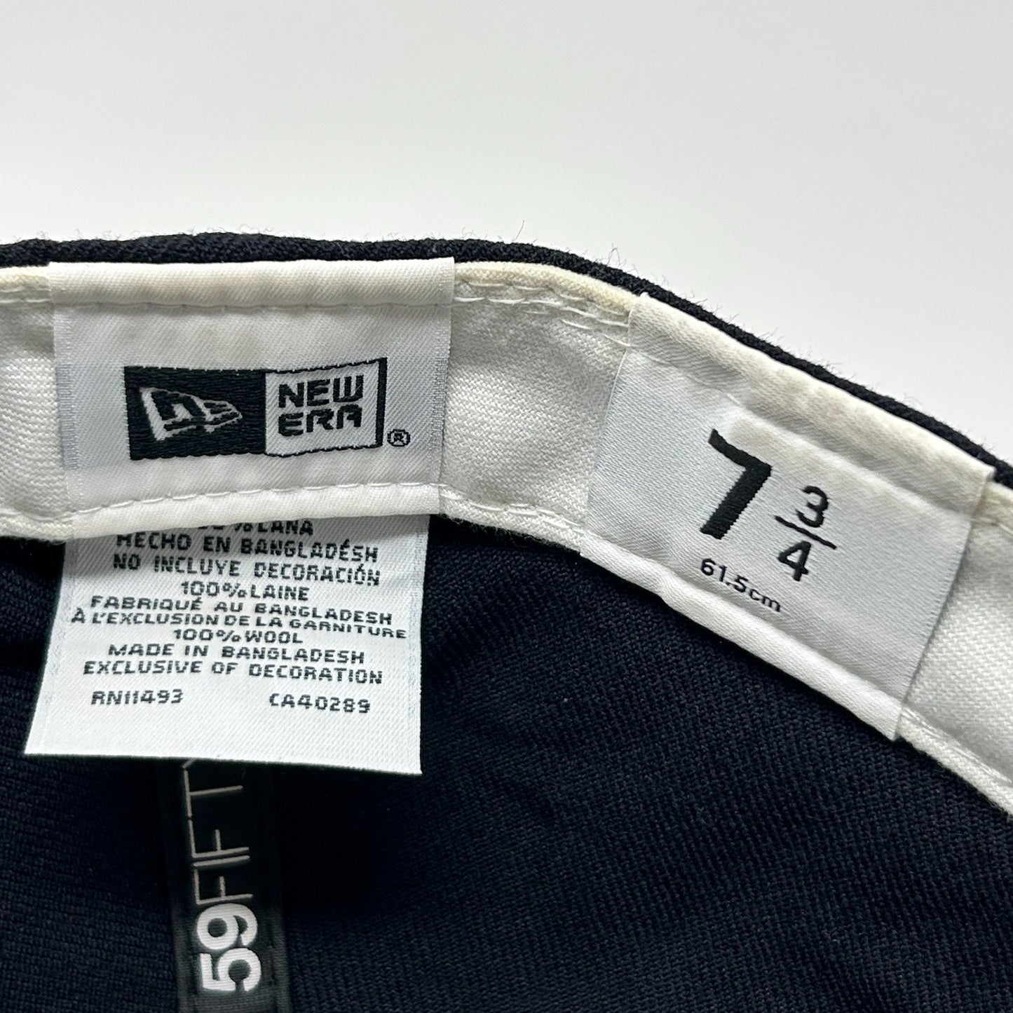 New York NY Yankees 2000 World Series Hat Baseball Cap New Era Blue Fitted 7 3/4