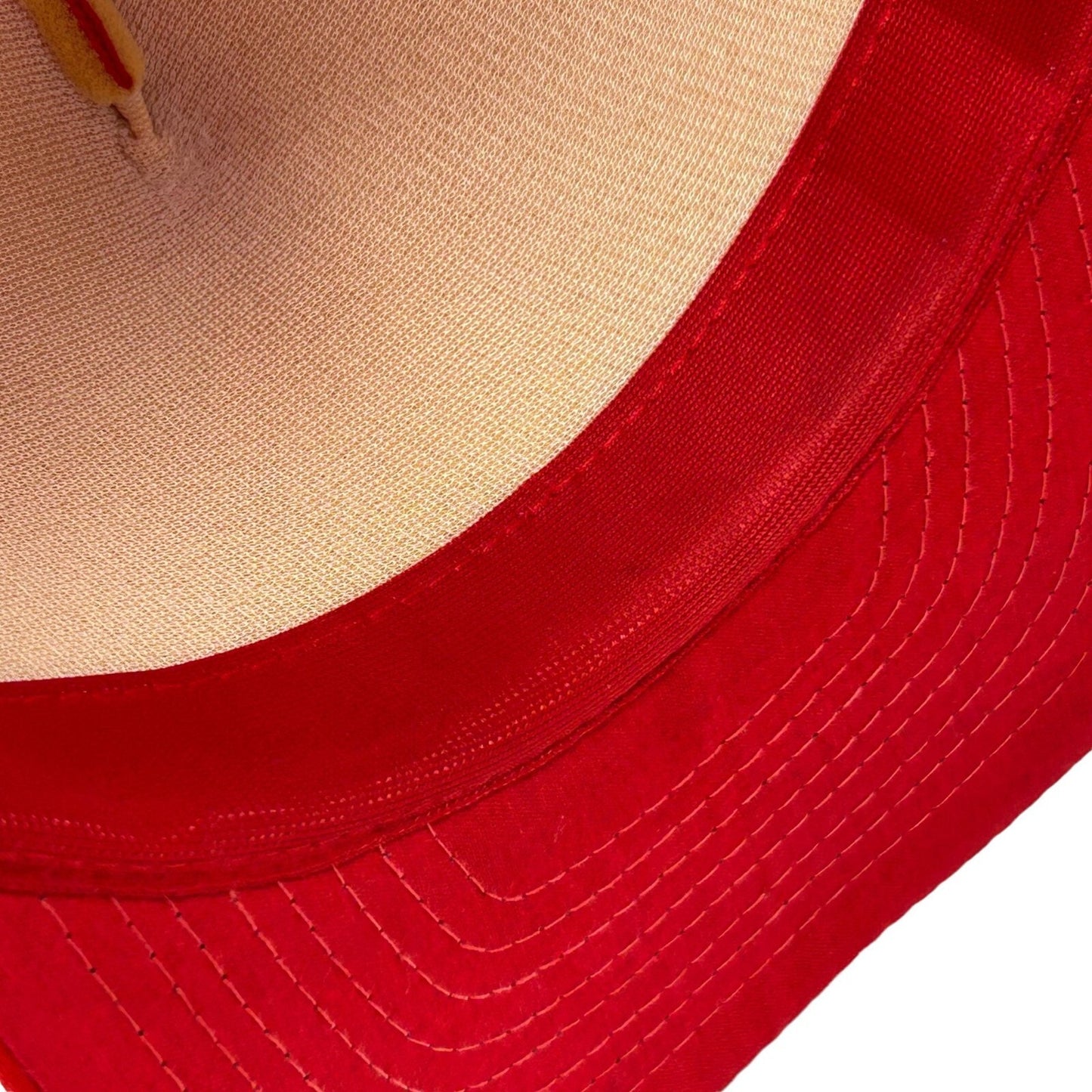 Vintage 80s Oak Tree Manor Trucker Hat Baseball Cap Red Spring Texas Snapback