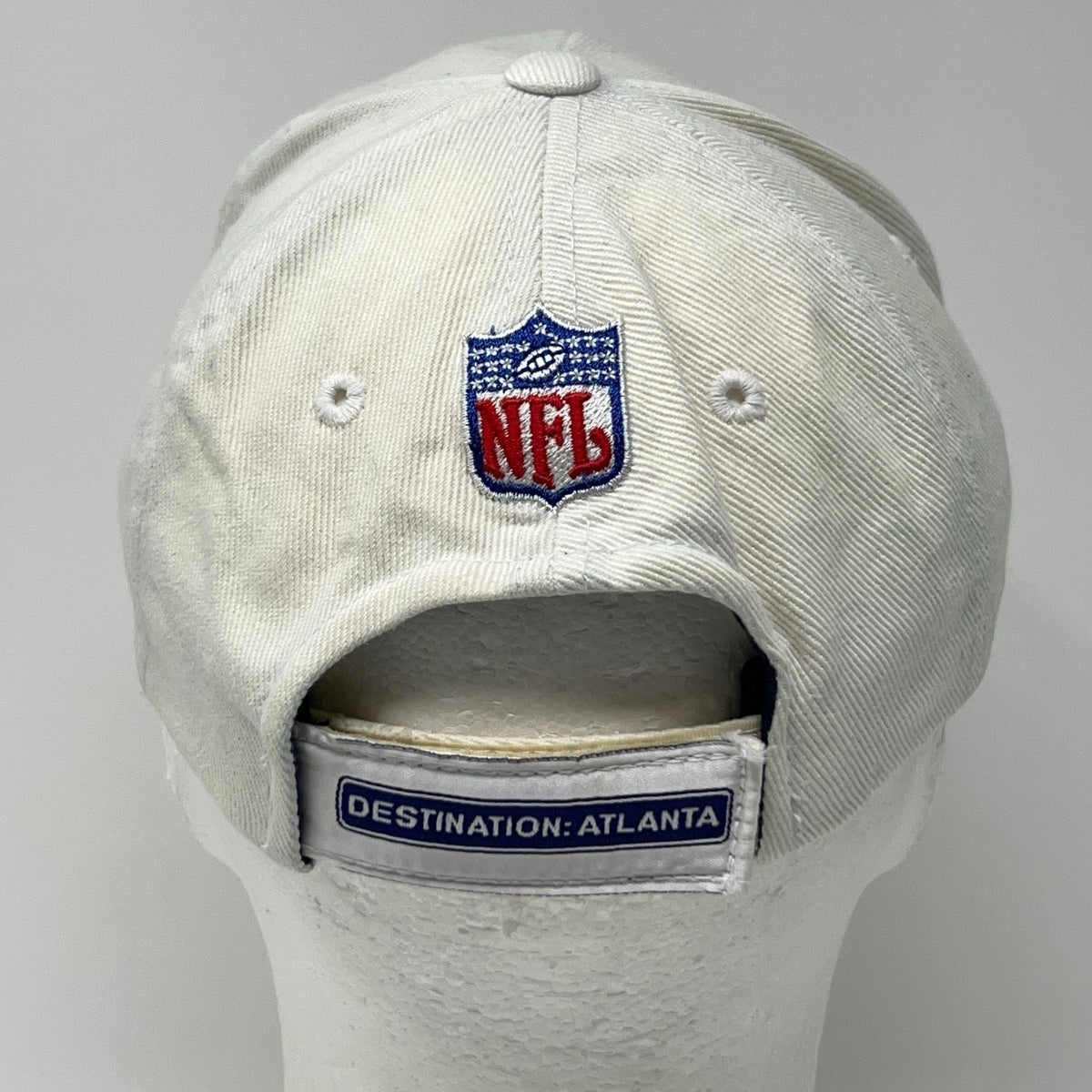 Vintage 1999 St Louis Rams NFC Conference Champions Hat Baseball Cap NFL White