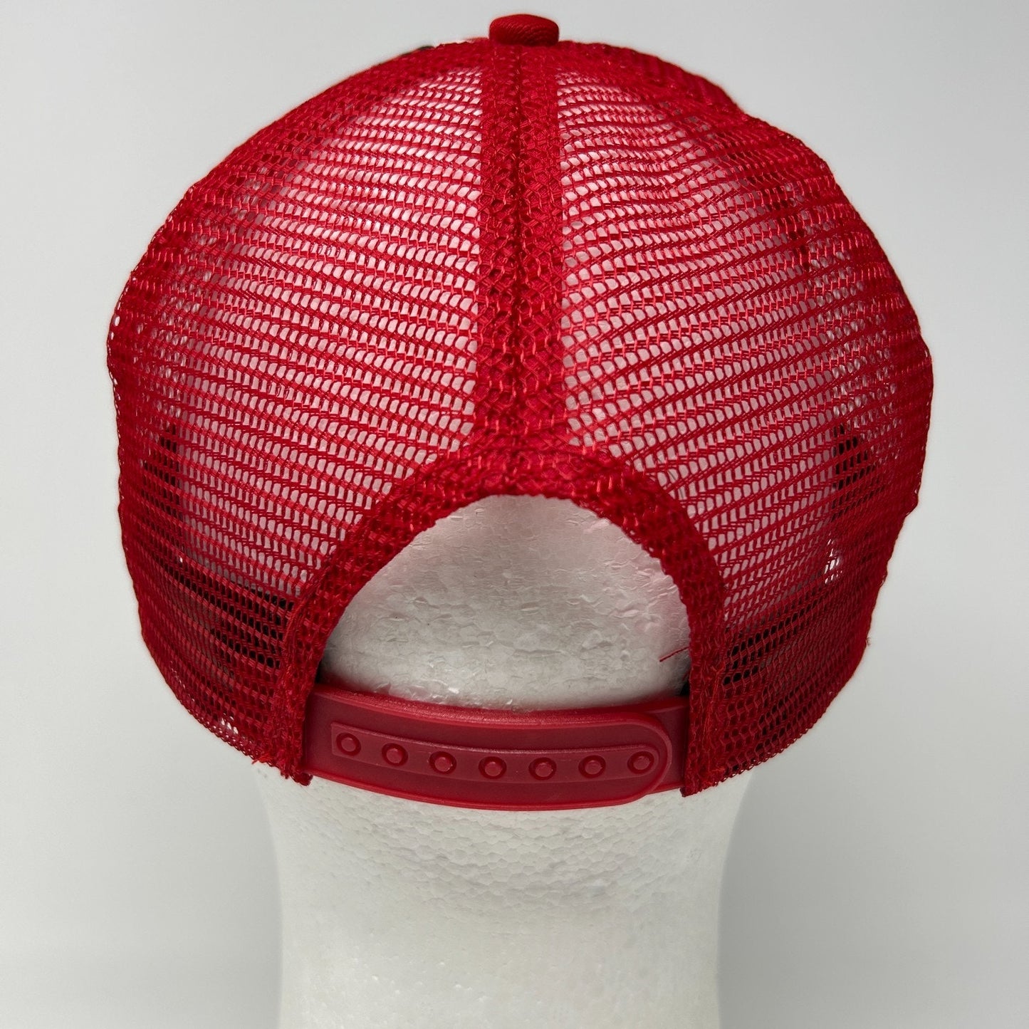 Vintage 80s Arkansas Razorbacks Trucker Hat Baseball Cap Red Hogs Mesh Snapback