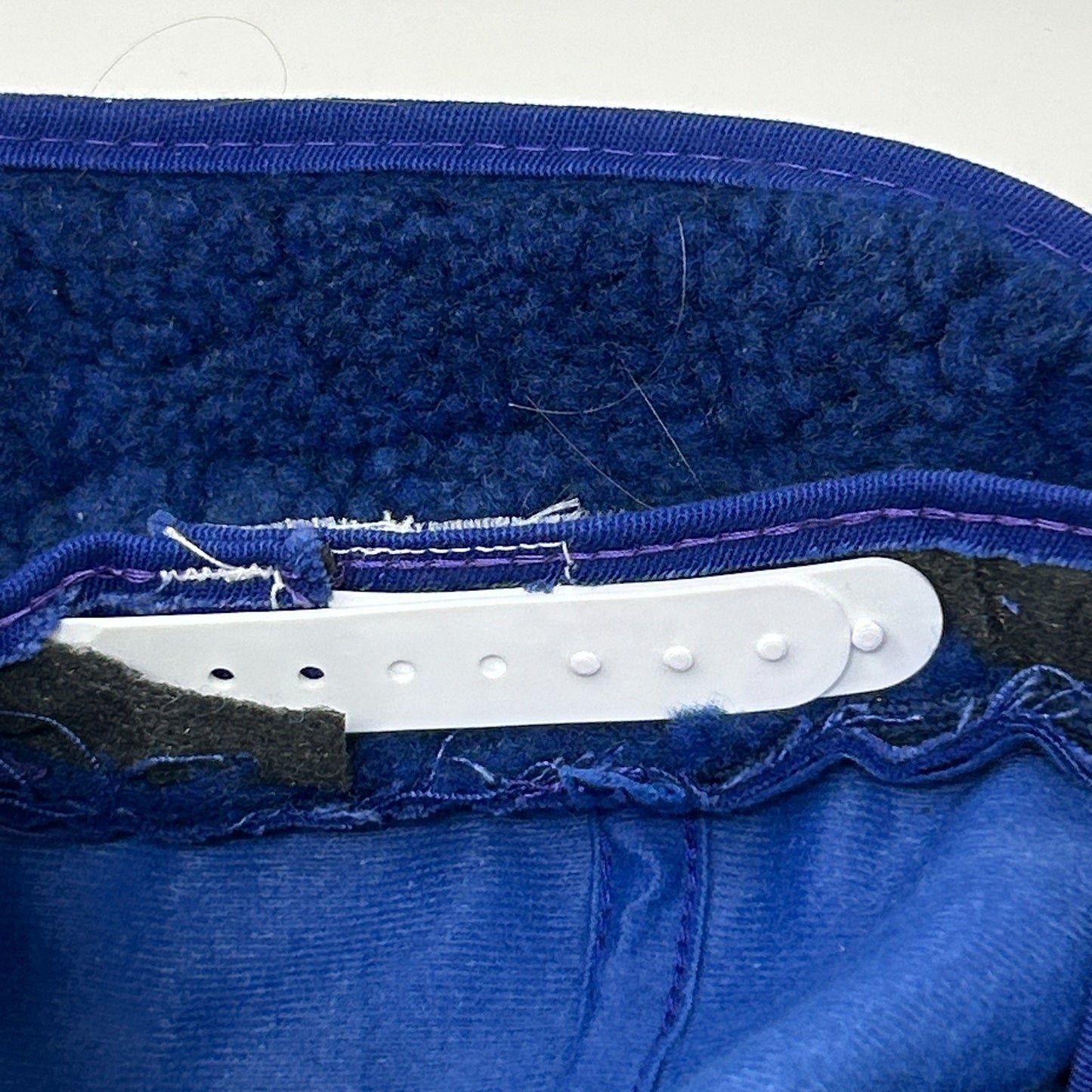 Vintage 80s LTFMP Dual EPP Hat Baseball Cap Ear Flap K Brand USA Snapback Blue