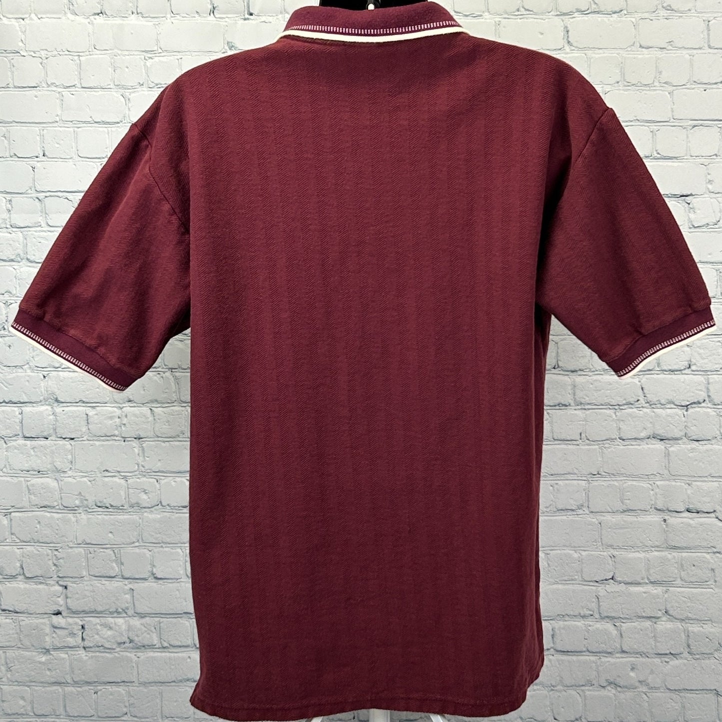 Vintage 90s Meta Lake Lodge Polo Shirt Nakina Ontario Canada Red Mens XL X-Large