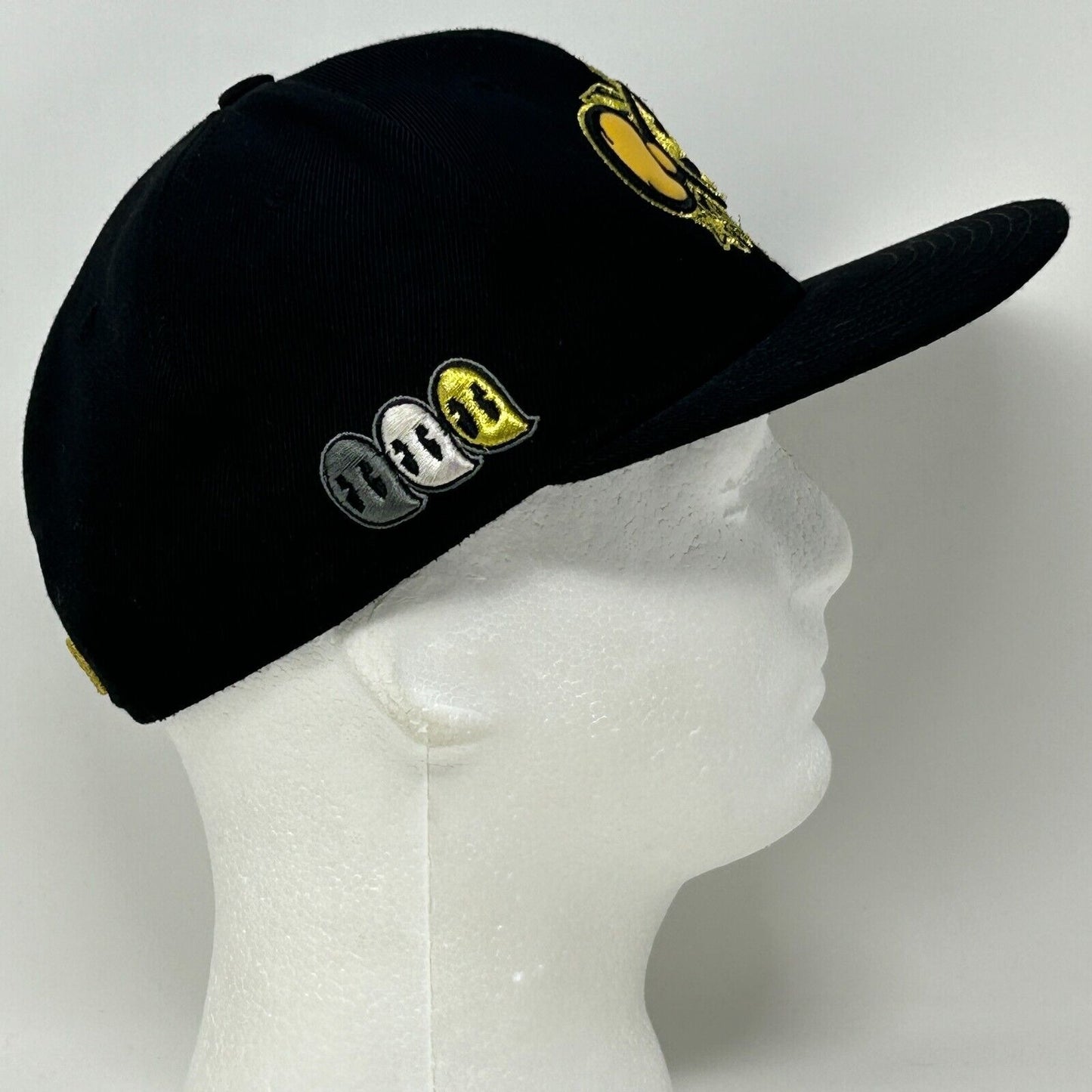 Gorra de béisbol Manny Pacquiao WIP Pac-Q Boxer Boxing Black Gold Fitted 7 1/8