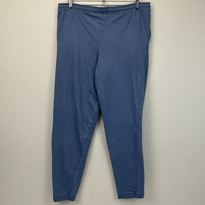 Vintage 90s BUM Equipment Lounge Pajama Pants Football USA Made Blue XL X-Large