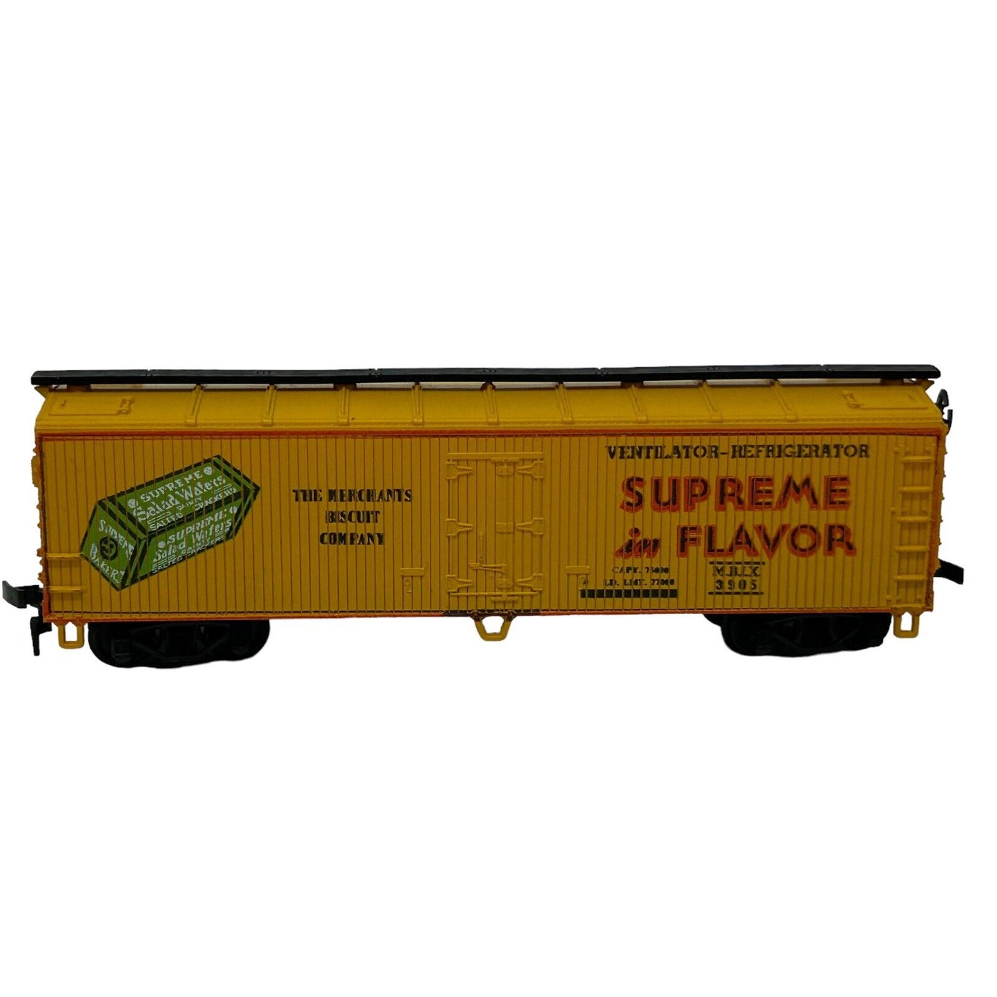AHM Supreme Salad Wafers Boxcar HO Model Train Privat Owner Reefer 5296 Vintage