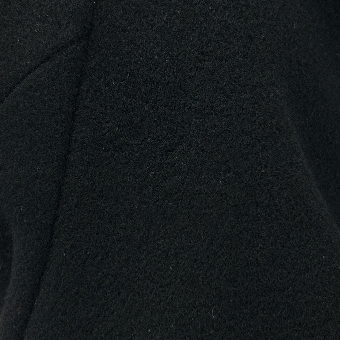 Vintage 90s Kasper Cashmere Blend Double Breasted Overcoat Black 42S 42 Short