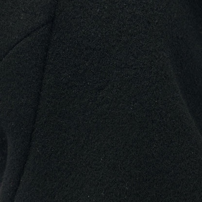 Vintage 90s Kasper Cashmere Blend Double Breasted Overcoat Black 42S 42 Short