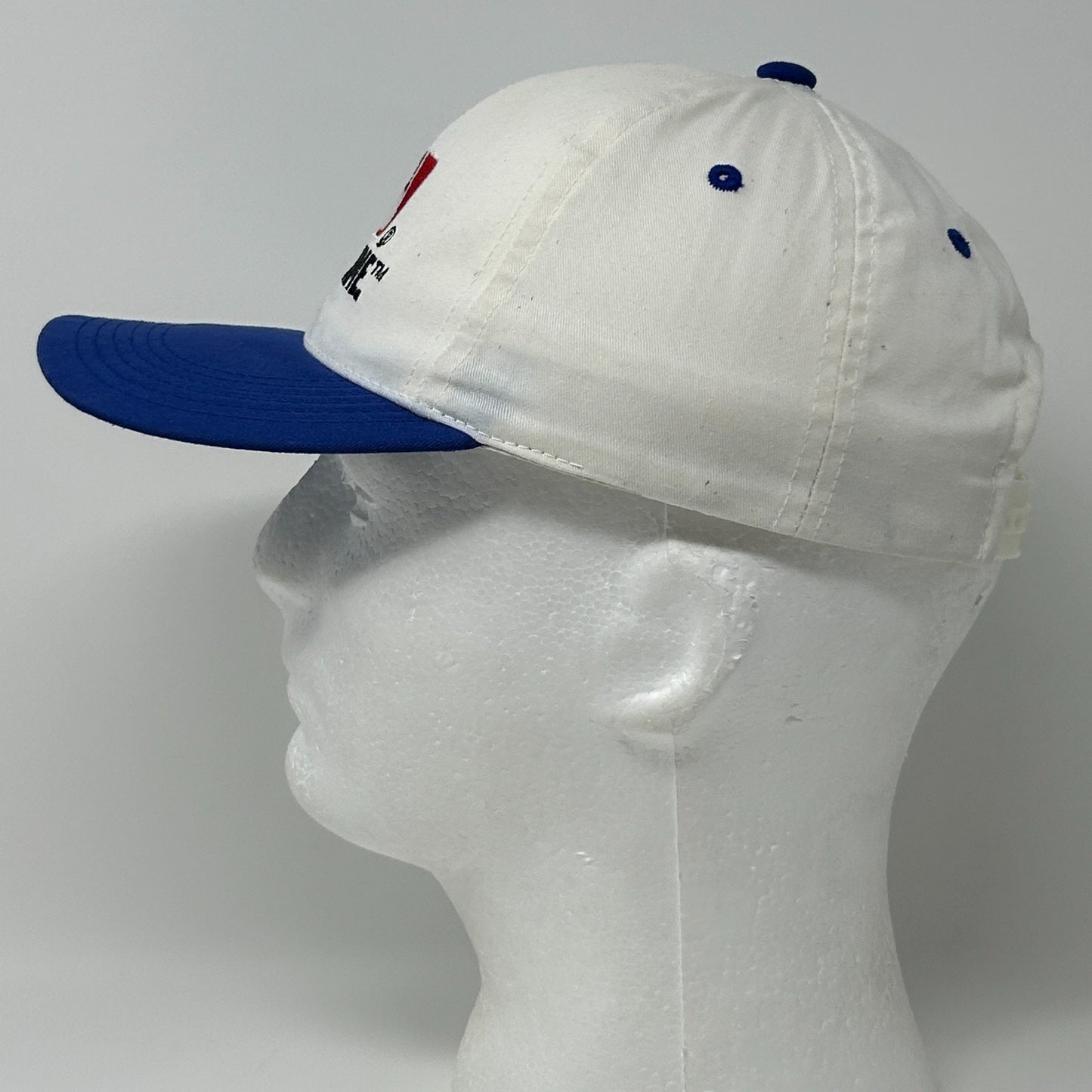 Vintage 90s MLB What A Game Youth Hat Baseball Cap Logo Kids Boys Snapback White