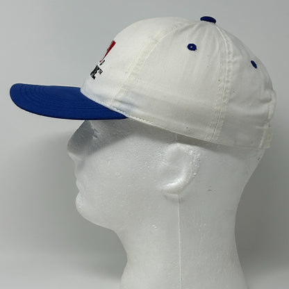 Vintage 90s MLB What A Game Youth Hat Baseball Cap Logo Kids Boys Snapback White