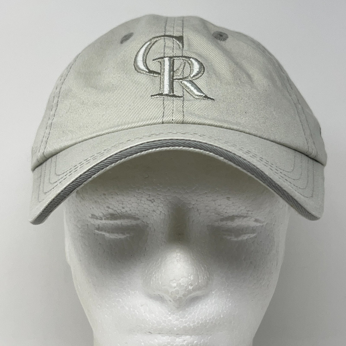 Colorado Rockies New Era Dad Hat Cap Gray Strapback MLB Baseball Adjustable Logo