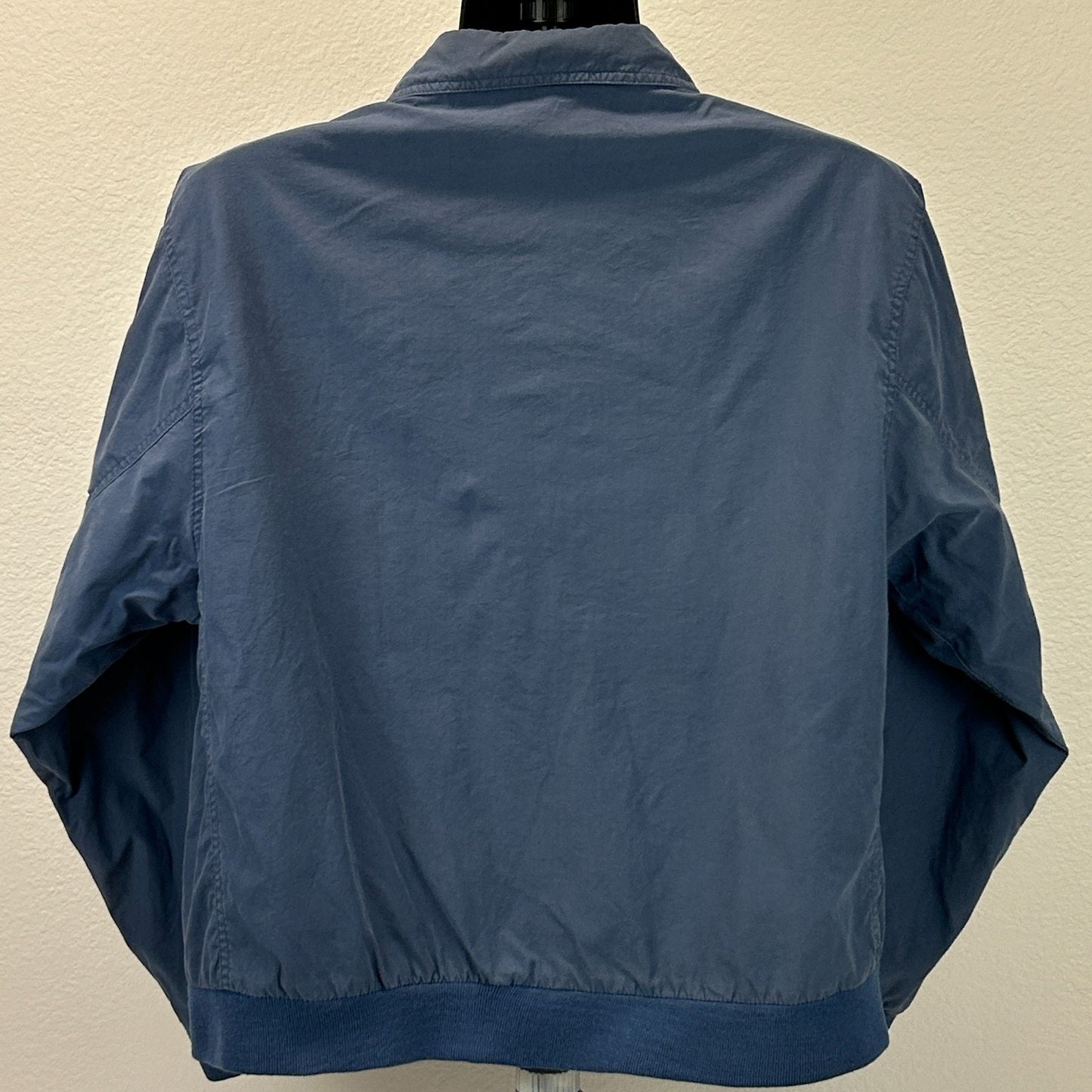 Vintage 90s Westvaco Jacket Evadale Texas Hartwell Via Sport Blue Mens L Large