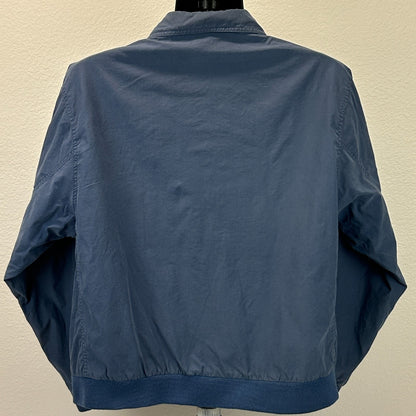 Vintage 90s Westvaco Jacket Evadale Texas Hartwell Via Sport Blue Mens L Large