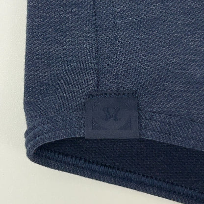 Lululemon Compatibility Long Sleeve Shirt Mens S Small Navy Blue Snap Front