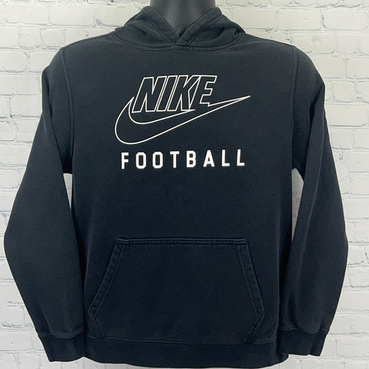 Nike Football Boys Club Fleece Hoodie Youth XL X-Large Black Hooded Sweatshirt