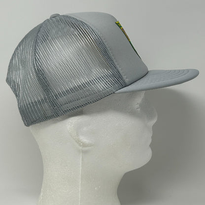 Vintage 80s Winnipeg Canada Trucker Hat Baseball Cap Canadian Gray Mesh Snapback