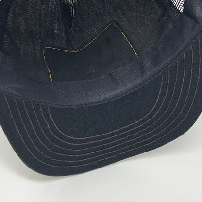 Vintage John Henry Rock Drill Jimco Black Mesh Trucker Hat Baseball Cap Snapback