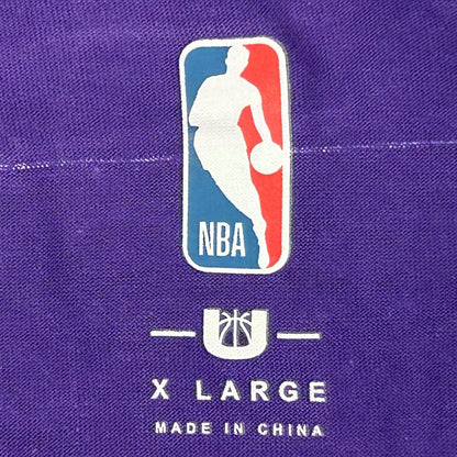 洛杉矶湖人队勒布朗詹姆斯 T 恤 XL 加大码 LA King NBA T 恤男款紫色