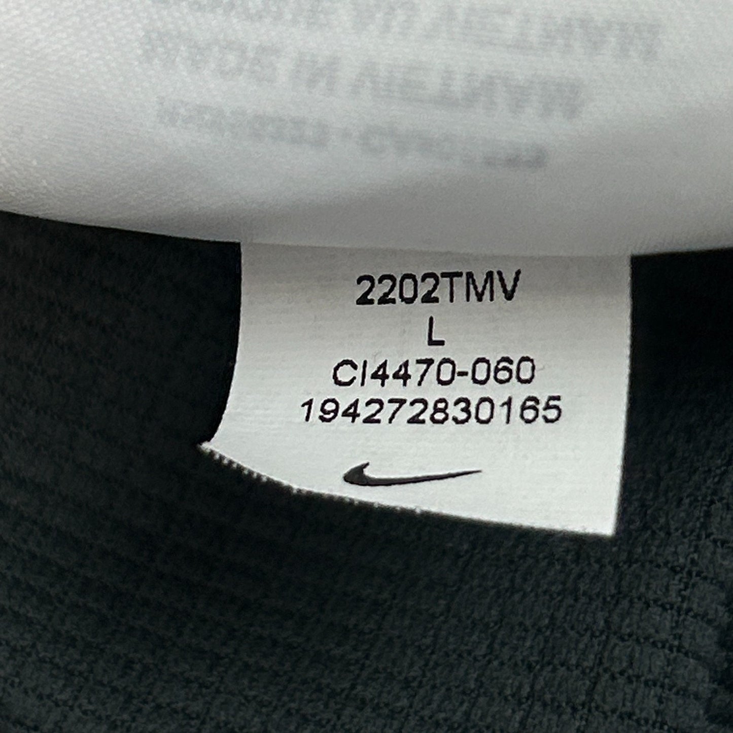 Las Vegas Raiders Polo Shirt Gray NFL Short Sleeve Nike Dri Fit Mens L Large