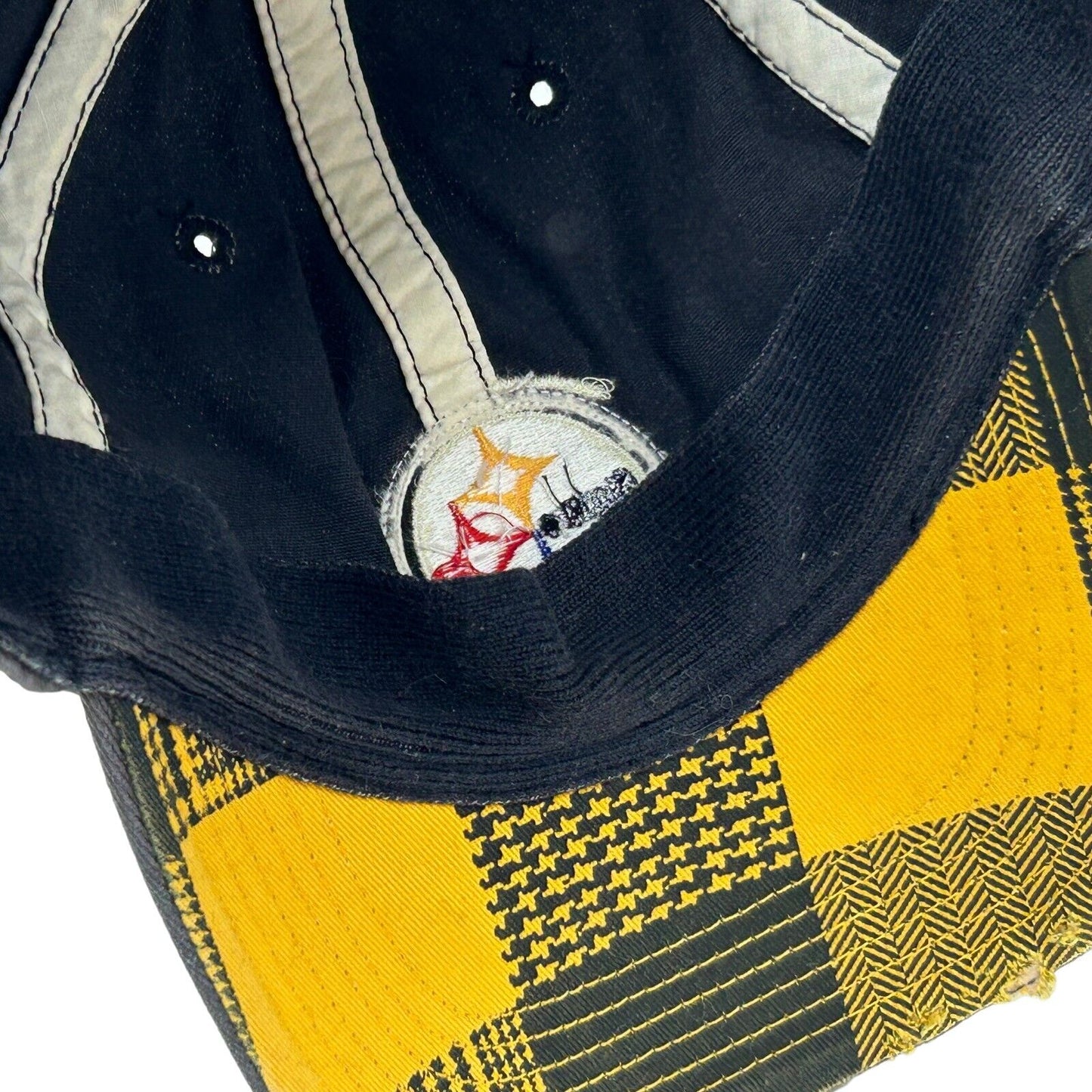 Gorra de béisbol de los Pittsburgh Steelers, ajustable, talla L/XL, Old Orchard Beach, color negro