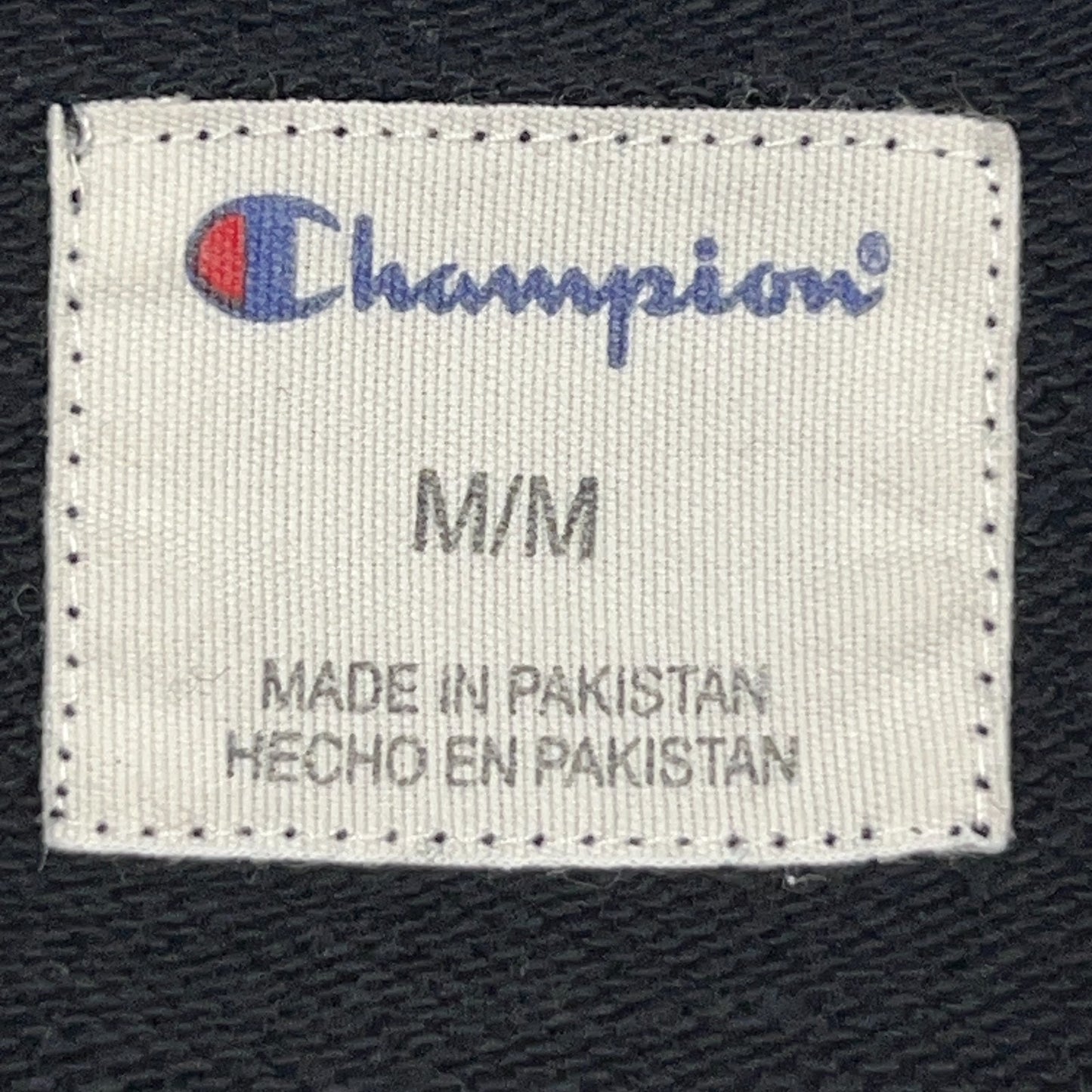 Champion Crewneck Sweatshirt M Medium Black Pullover Cotton Blend Streetwear