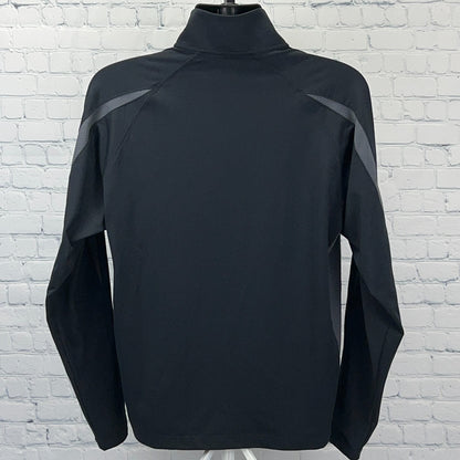 Cowboy Channel Cowboy Christmas 1/4 Quarter Zip Shirt Sport Tek Black M Medium