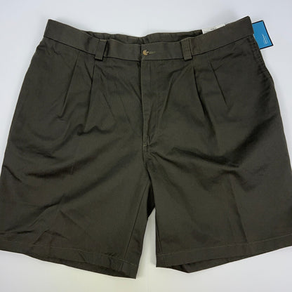 Lot of 2 George Foreman Comfort Zone Shorts Waist Relaxer Green Black Mens 42