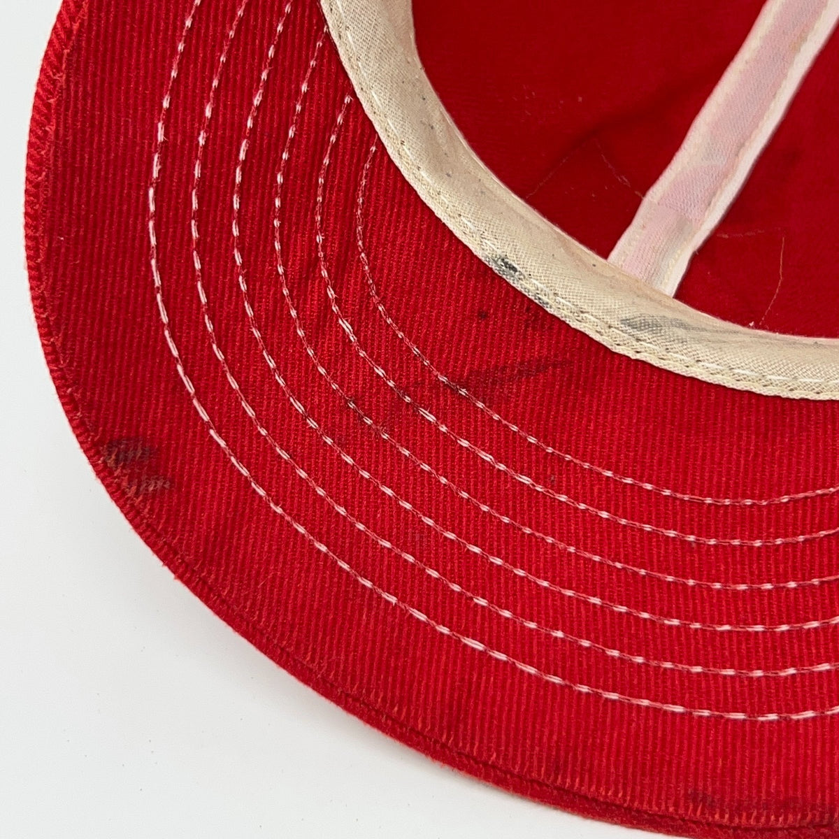 Vintage Hydrotex Lubricants Red Mesh Trucker Hat Baseball Cap Snapback Patch USA