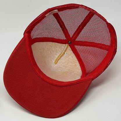 Vintage Best Towing Hastings Minnesota Trucker Hat Cap Red Tow Truck Snapback