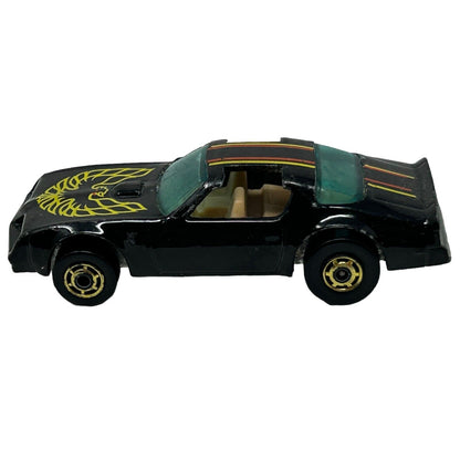 Pontiac Firebird Trans Am Hot Bird Hot Wheels Diecast Car Vintage 80s Black GHO