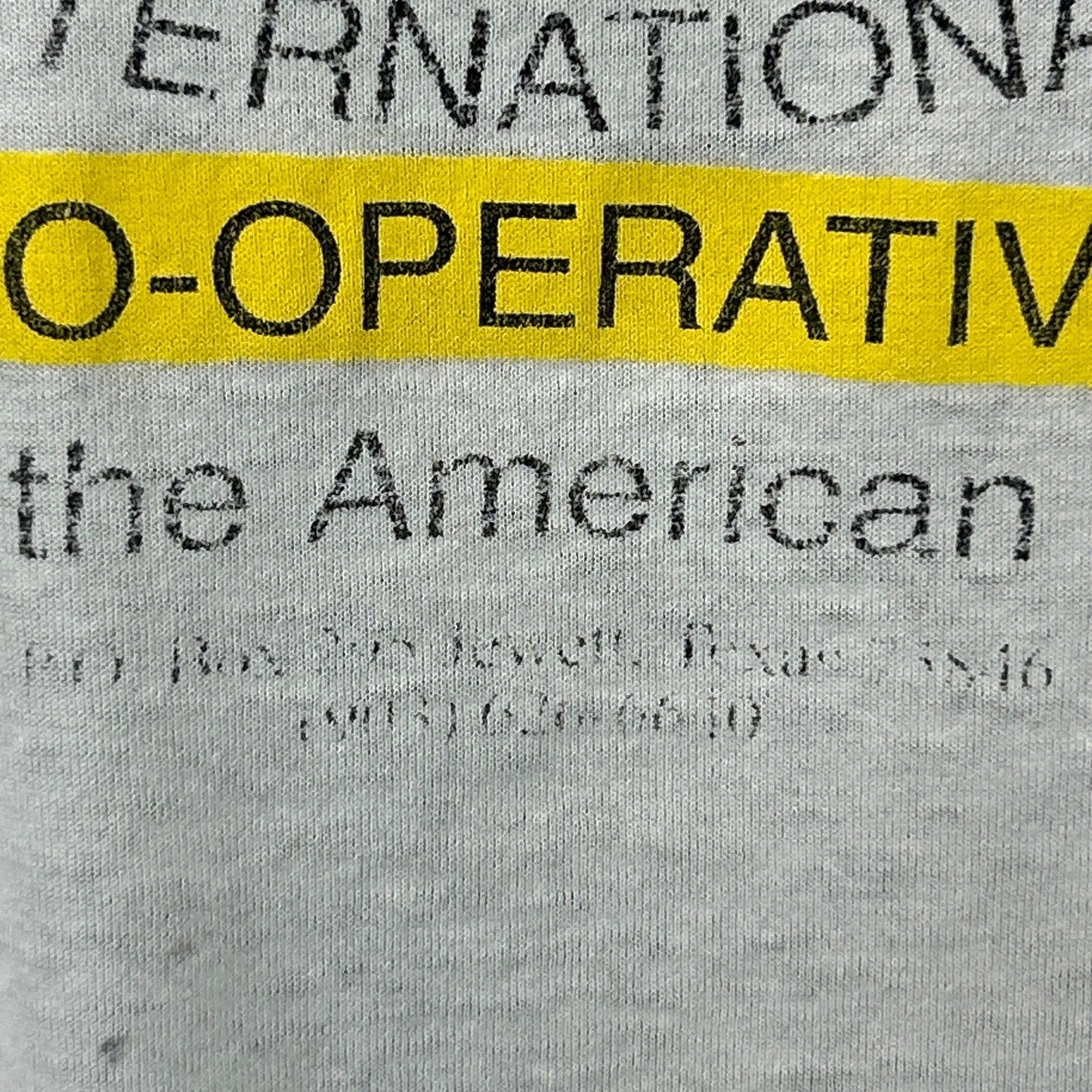 Vintage 90s Emu Producers International Co-operative T Shirt Oil White M Medium