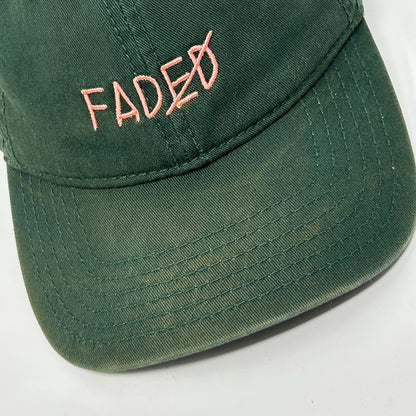 KNYEW Faded Dad Hat Baseball Cap Keeping New York Every Where NY Strapback Green - Neon Vintage