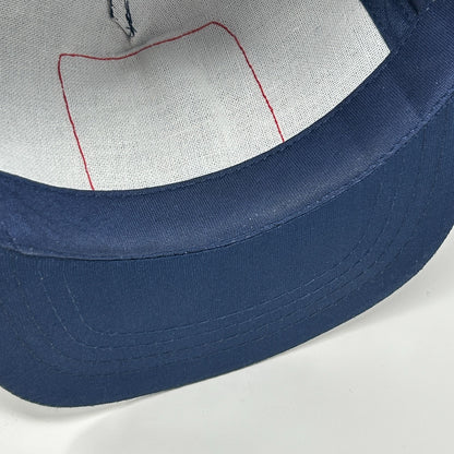 Vintage 80s Graco LineLazer Line Striper Hat Baseball Cap Rope Snapback Blue