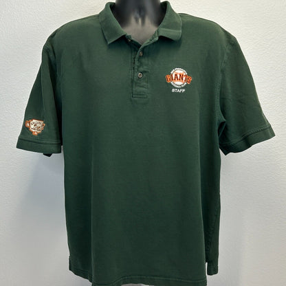 San Francisco Giants Staff Spring Training Polo T Shirt X-Large 2006 Mens Green