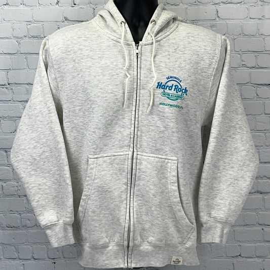 Hard Rock Casino The Guitar Hotel Hoodie Hollywood Florida Seminole Gray S Small