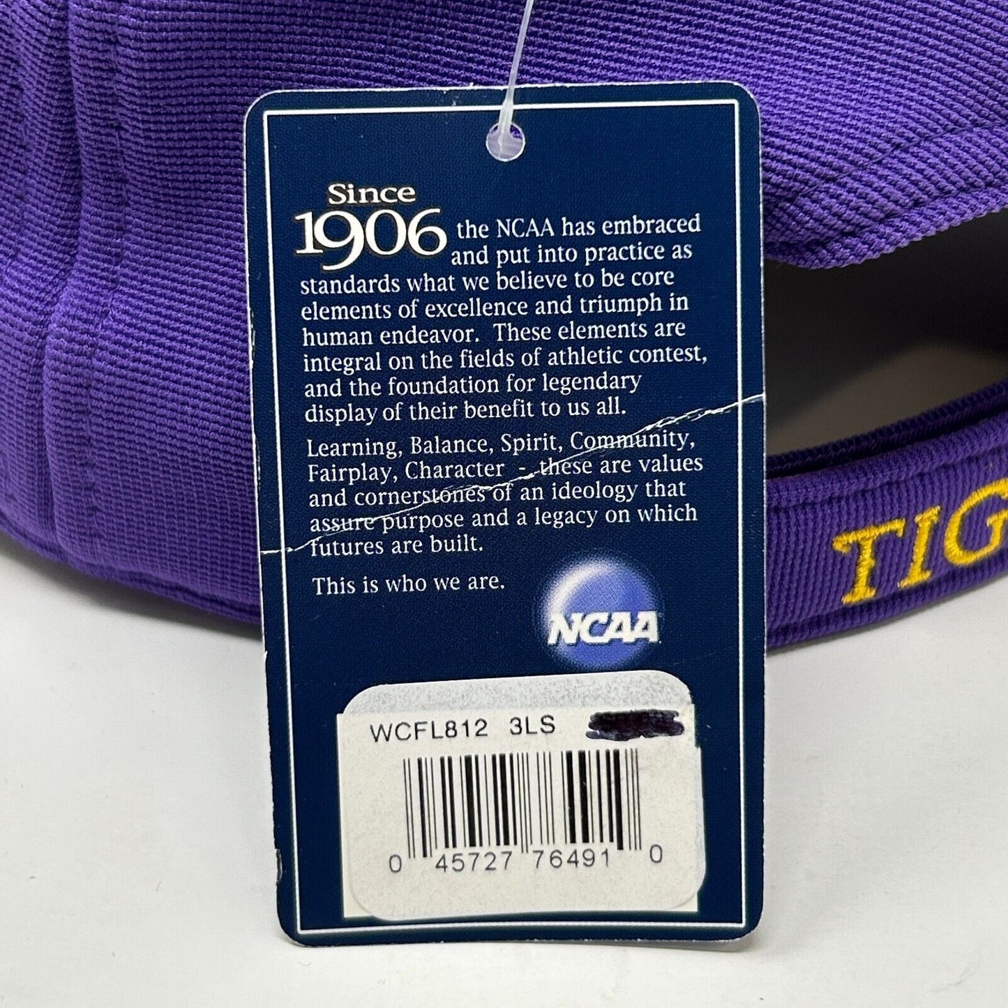 LSU Tigers Baseball Hat Cap Louisiana State University NCAA Strapback Purple