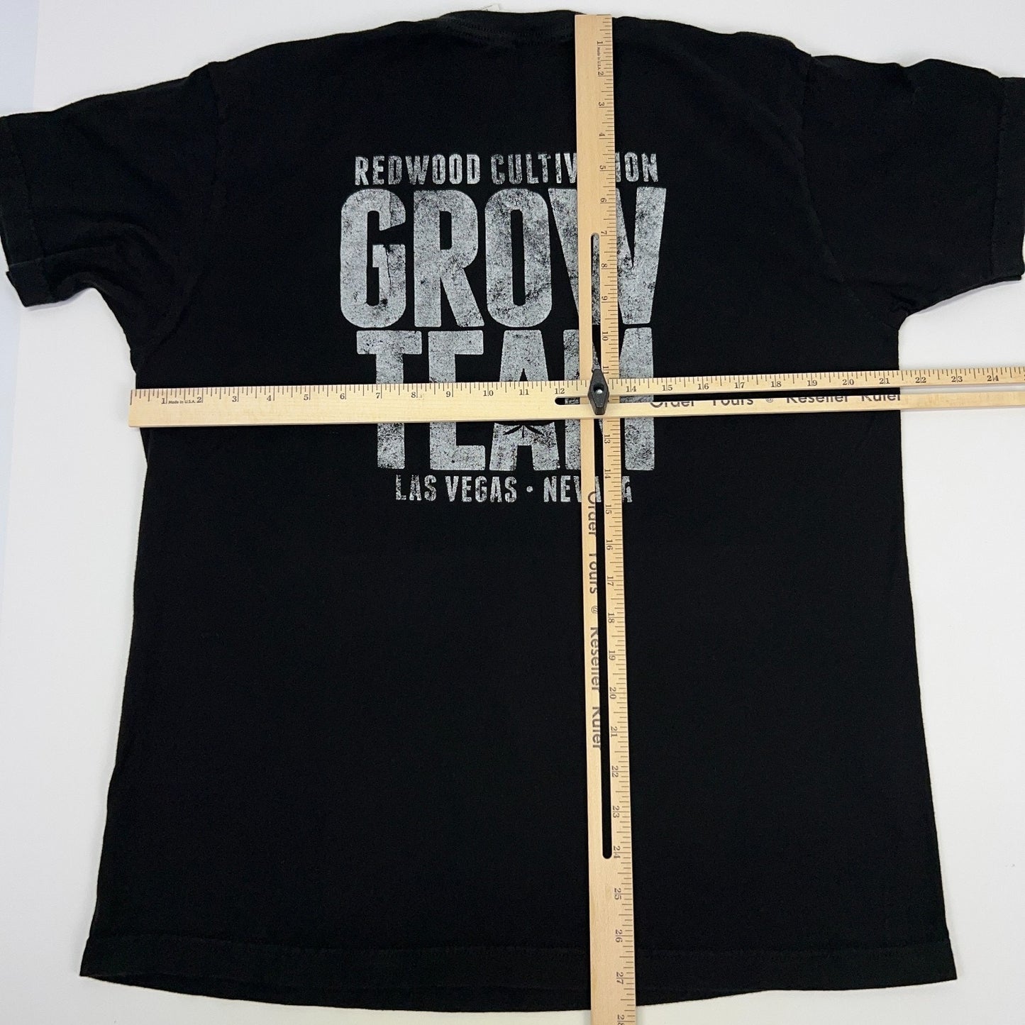 Redwood Cultivation Grow Team T Shirt L Large Black Cannabis Weed Marijuana Tee