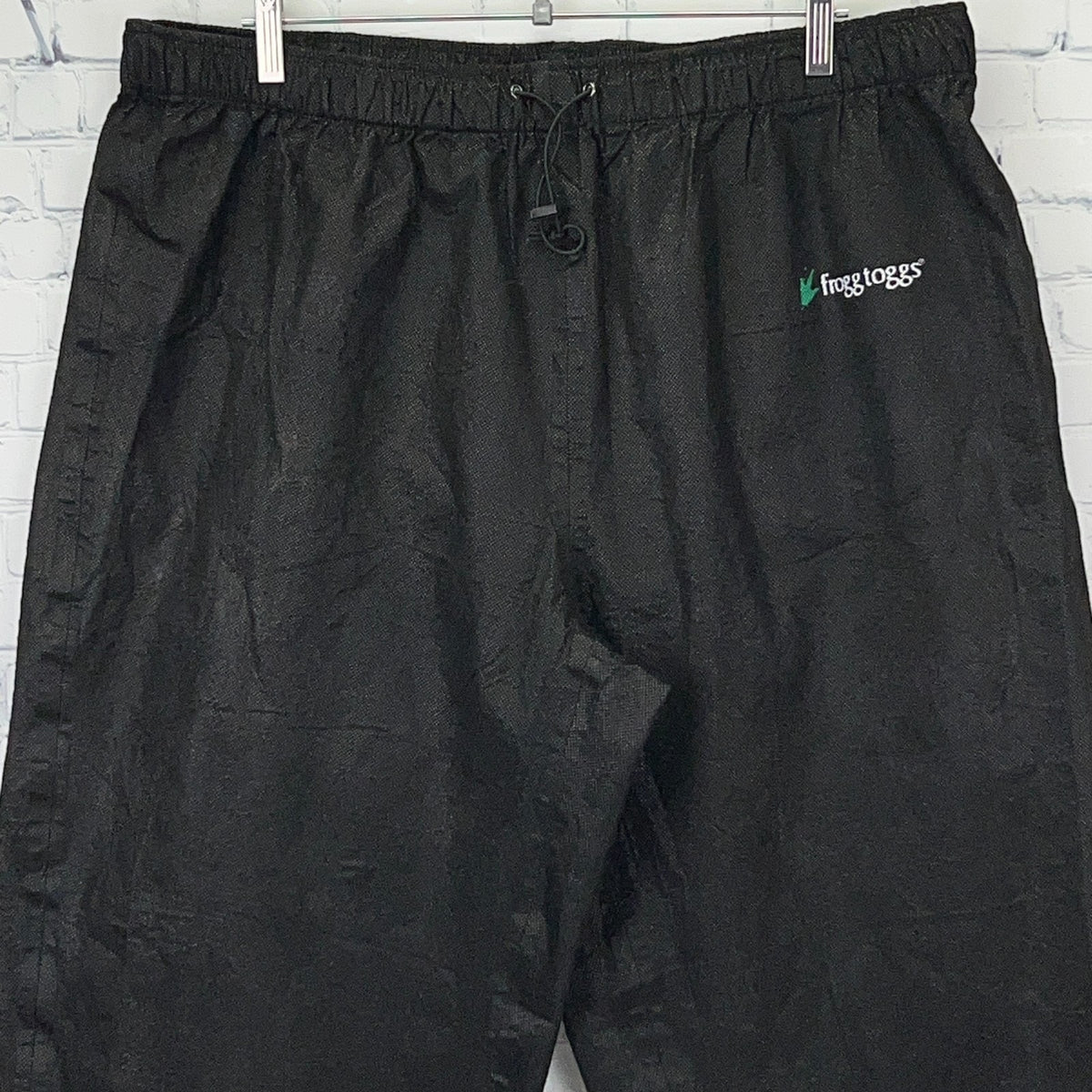 Frogg Toggs Rain Pants 2XL XXL Black Waterproof Lightweight Hiking Outdoor Mens