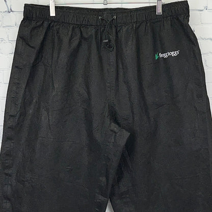Frogg Toggs Rain Pants 2XL XXL Black Waterproof Lightweight Hiking Outdoor Mens
