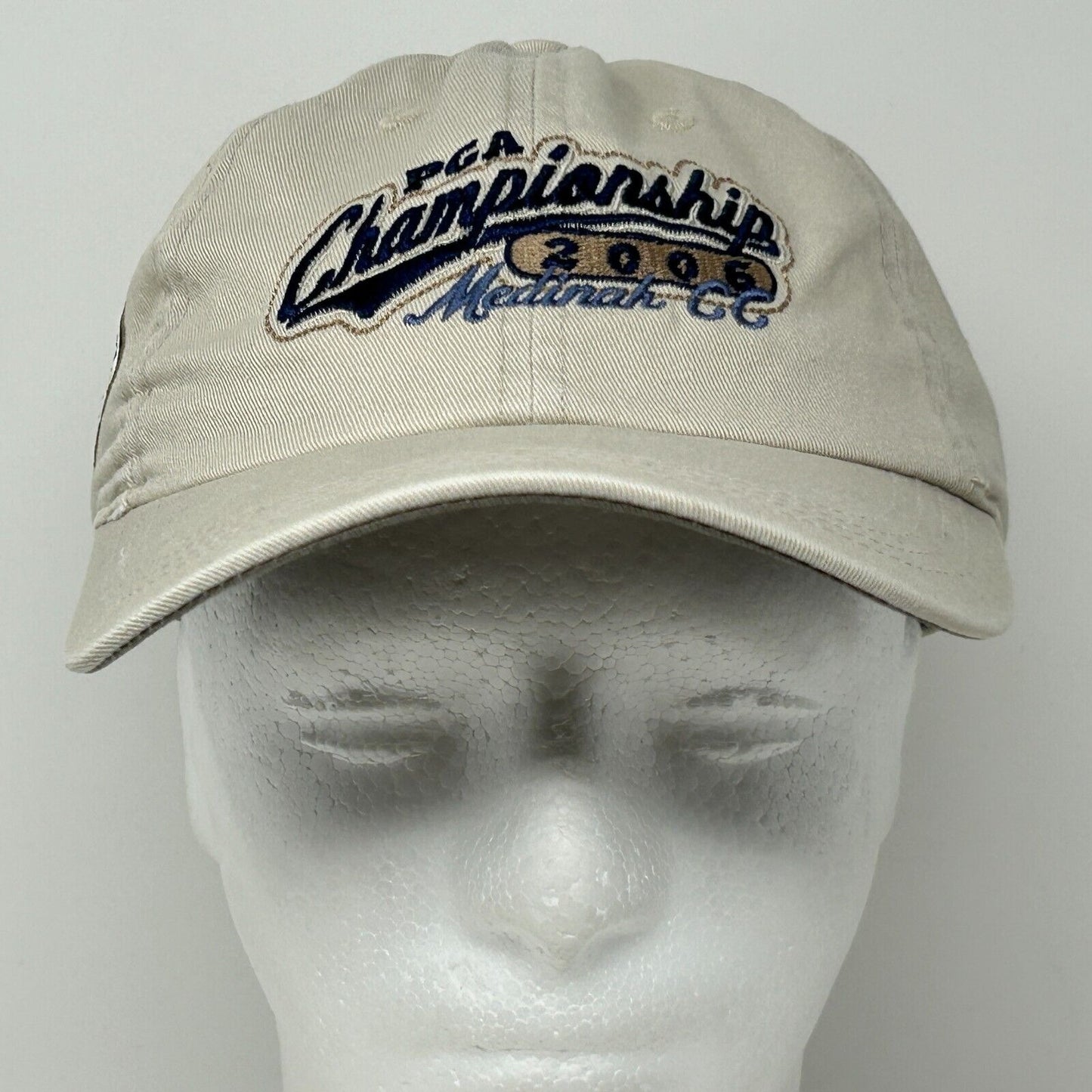 PGA Championship 2006 Dad Hat Baseball Cap Medinah Country Club Golfing Beige